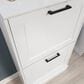 Sauder Homeplus 23" Shoe Cabinet with Flip Door in White, , large