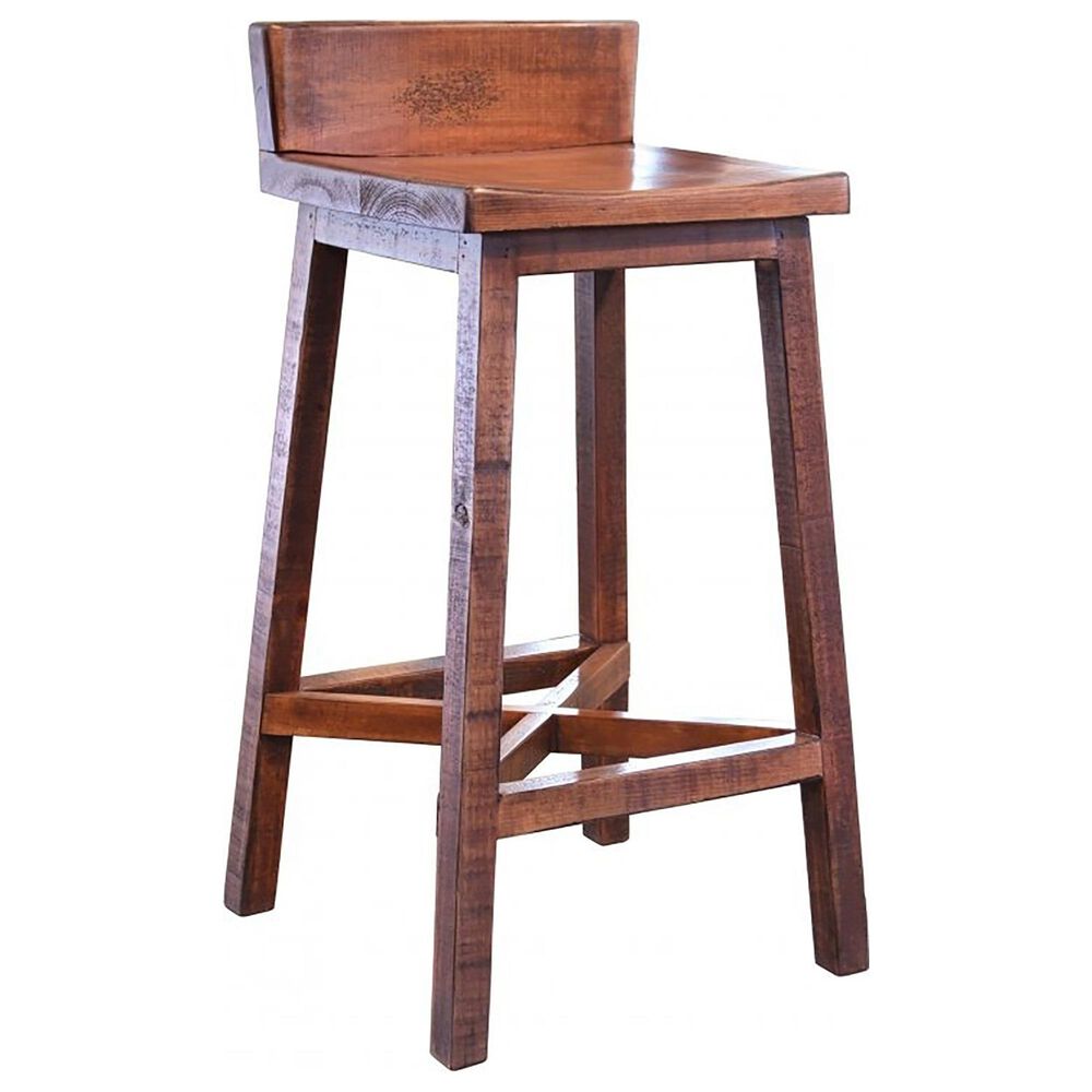 Fallridge Pueblo Bar Stool in Distressed Brown, , large