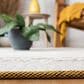 Safavieh Natura NAT854C 4" x 6" Ivory and Yellow Area Rug, , large