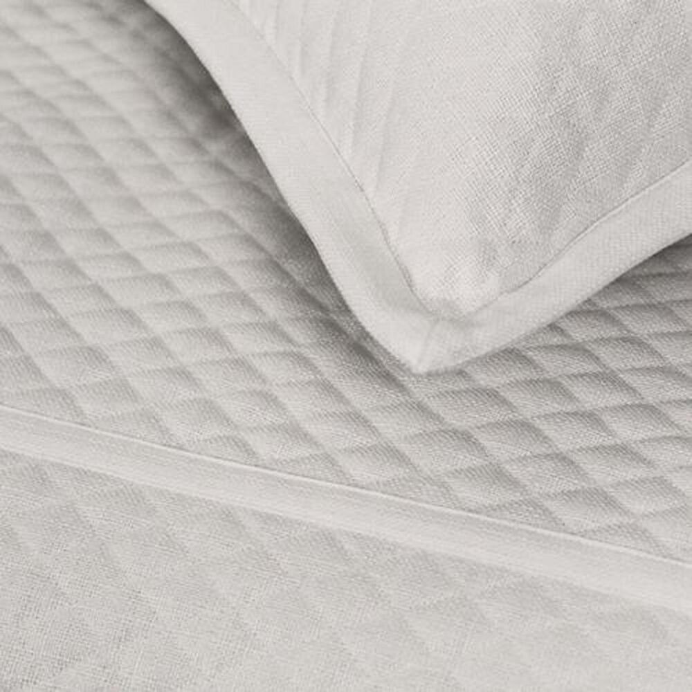 Ann Gish Art of Home 3-Piece Queen Double Diamond Coverlet Set in Ivory, , large