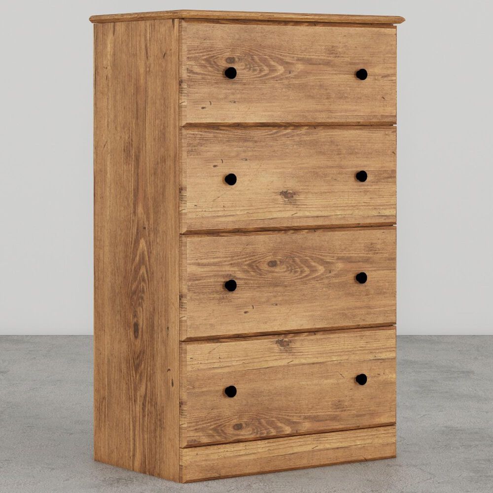 Lemoore Essentials 26" 4-Drawer Chest in Saratoga Pine, , large