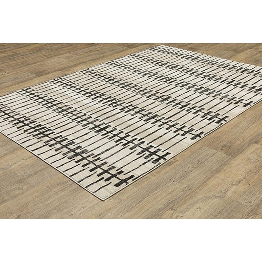 Oriental Weavers Raylan RAY11 7&#39;10&quot; x 10&#39;10&quot; Ivory Area Rug, , large