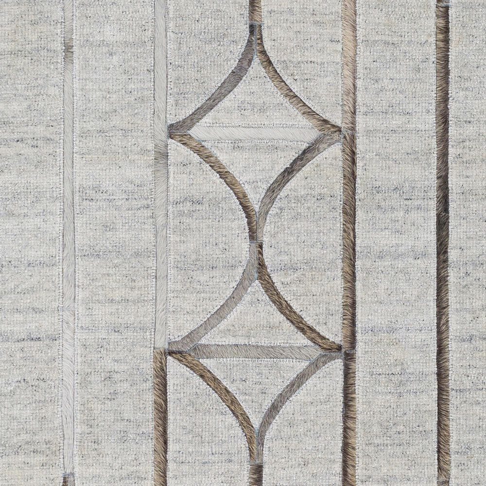Surya Eloquent 8&#39;10&quot; x 12&#39; Light Gray, Oatmeal, Medium Brown, Dark Brown and Black Area Rug, , large