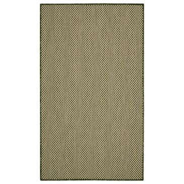 Nourison Courtyard Green 2" x 3" Indoor/Outdoor Area Rug, , large