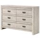 Crown Mark Valor 5-Piece King Bedroom Set in Light Gray, , large