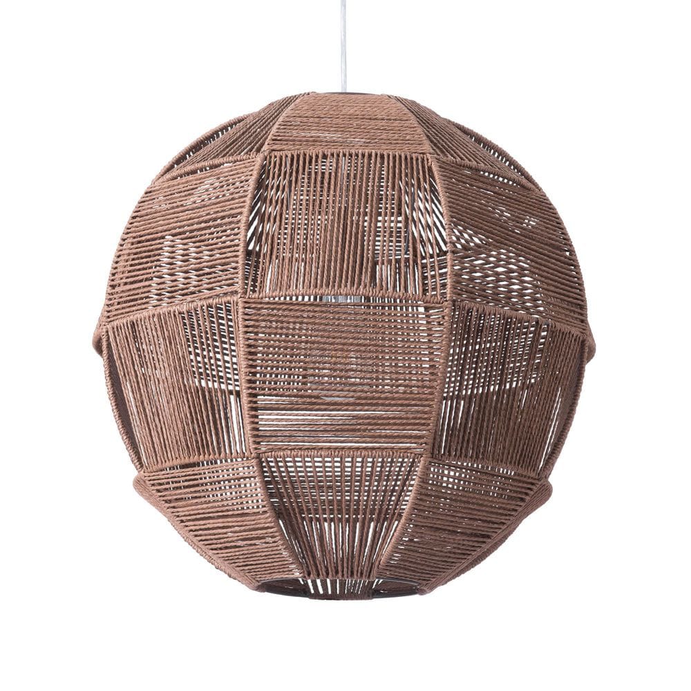 Zuo Modern Florence 56094 Ceiling Lamp in Brown, , large