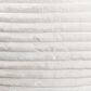 Howard Elliott Shar Pei Short Pouf in White, , large