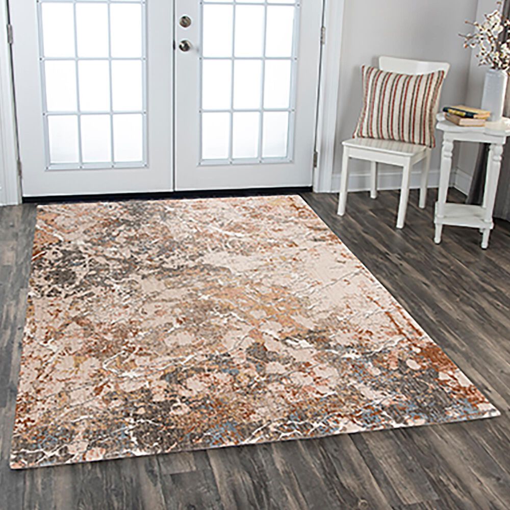 RIZZY Logan 5&#39;2&quot; x 7&#39;9&quot; Neutral Area Rug, , large