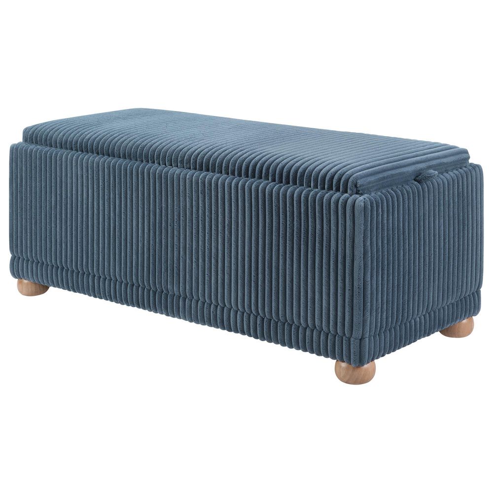 Valor Living Sahara Storage Bench in Blue, , large