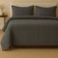 Ann Gish Cotton Canvas 30" x 36" Throw Pillow in Charcoal, , large