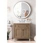 James Martin Vanities Chicago 30" Single Bathroom Vanity in Whitewashed Walnut with 3 cm Eternal Jasmine Pearl Quartz Top and Rectangular Sink, , large
