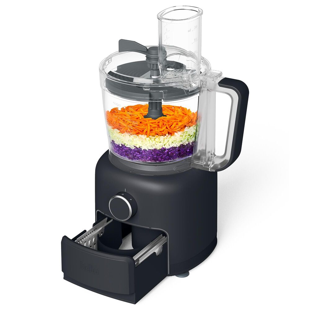 Bella Prep and Store 10-Cup Food Processor in Slate, , large