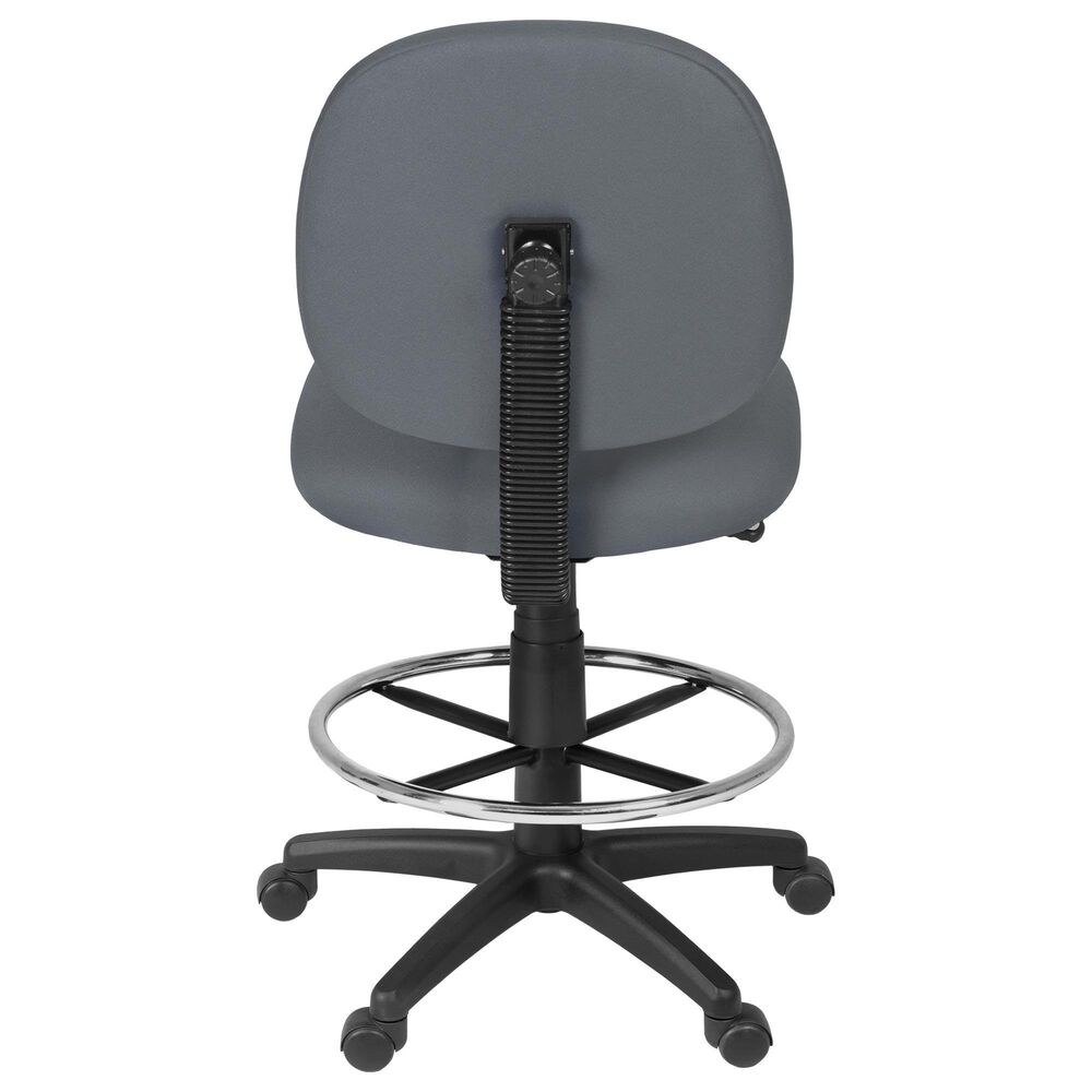Regency Global Sourcing Comfort Series Swivel Computer Task Chair with Drafting Kit in Grey, , large