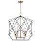 Other Zarra Large 5-Light Pendant in Satin Brass and Midnight Black, , large