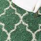 Safavieh Venus Shag 4" x 6" Green and Ivory Area Rug, , large
