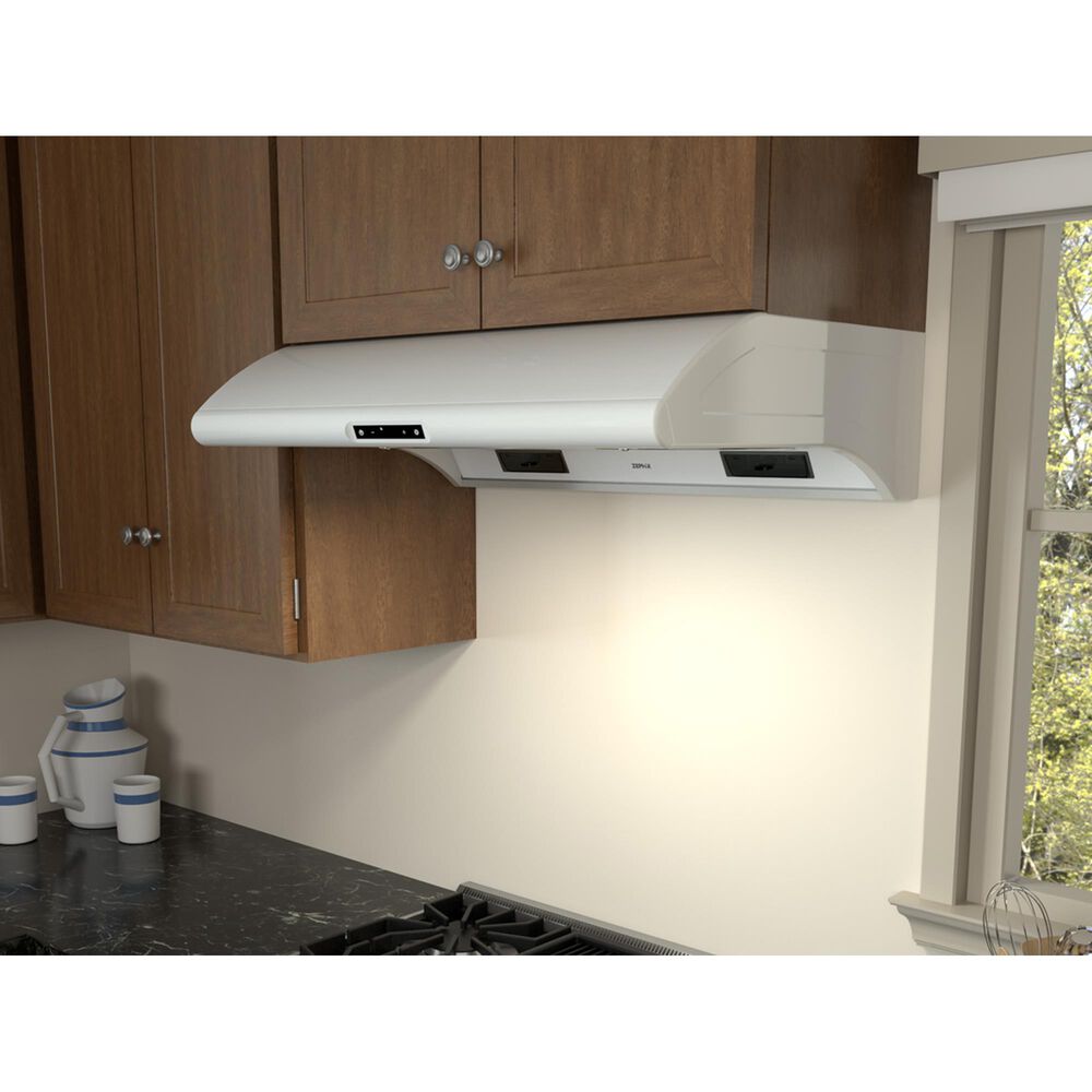 Zephyr Typhoon 30" Under Range Hood in White Nebraska