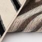 Central Oriental Terrace Tropic Jayla 6"7" x 9"6" White and Black Area Rug, , large