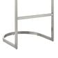Blue River Katherine 26" Counter Stool with Gray Cushion in Brushed Stainless Steel, , large