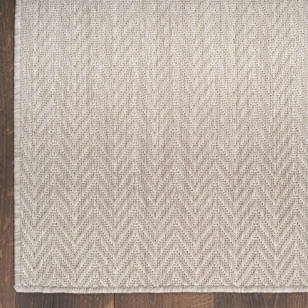 Nourison Horizon HOZ02 Grey 8&#39; x 10&#39; Indoor/Outdoor Area Rug, , large