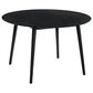 Blue River Arcadia and Juno 5-Piece 48" Dining Set with Charcoal Cushion in Black, , large