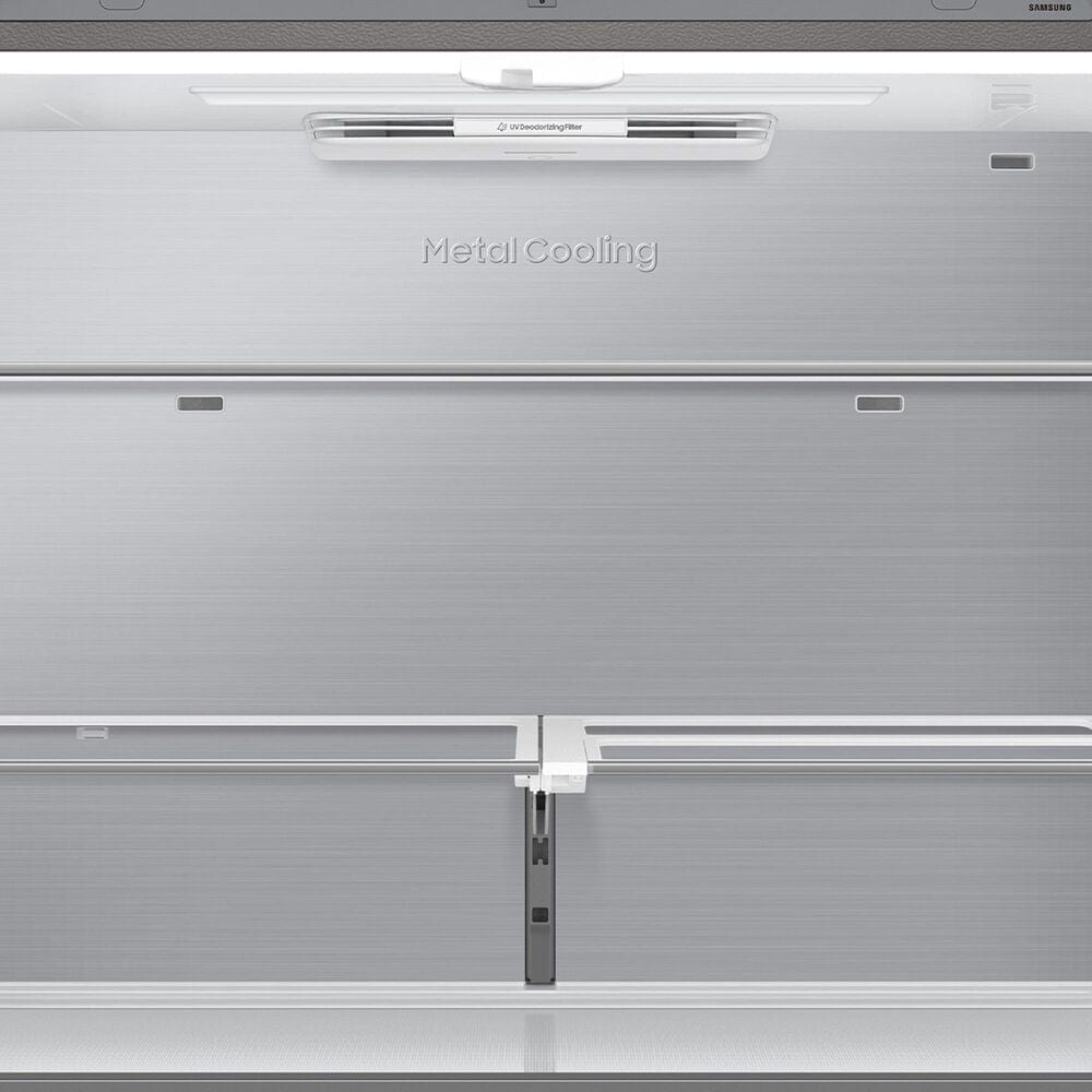 Samsung Bespoke 22.5 Cu. Ft. Bespoke 4-Door Flex French Door Refrigerator with AI Family Hub+ in Stainless Steel, , large
