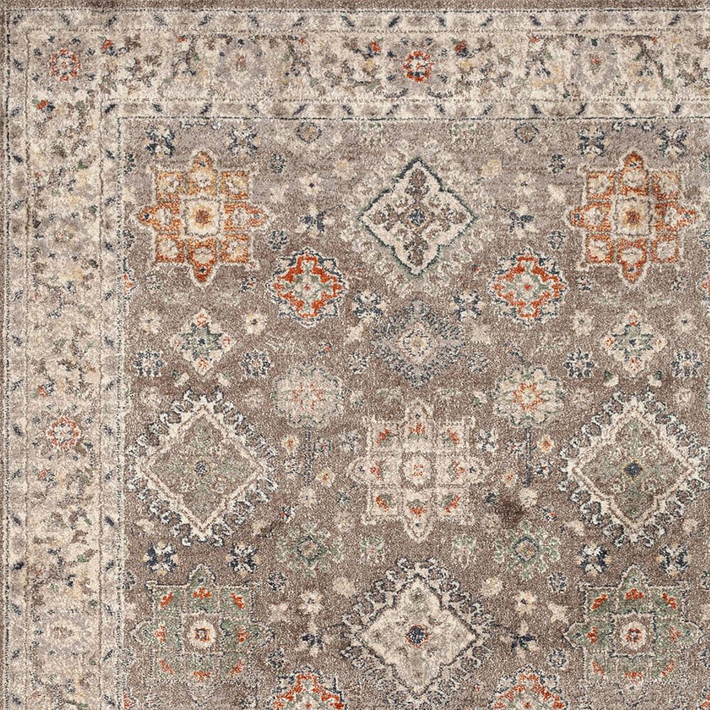 Central Oriental Minerva Colton 7&#39;10&quot; x 9&#39;10&quot; Latte and Sand Area Rug, , large