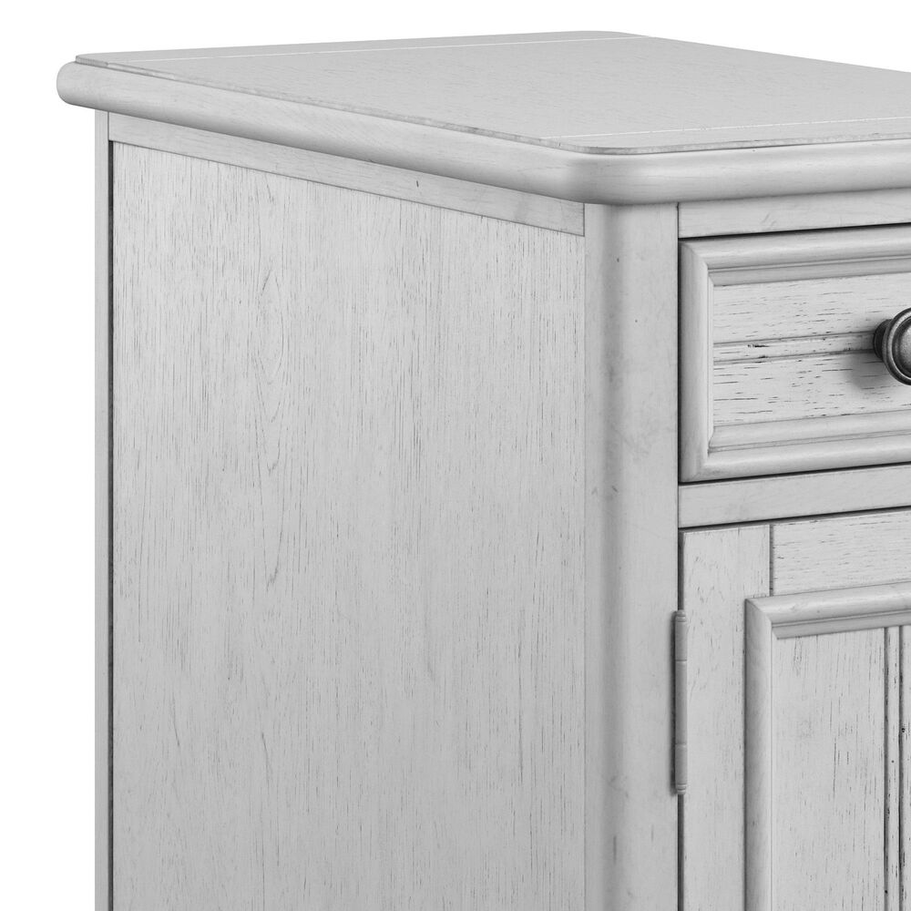 Golden Wave Furniture New Haven Chairside Table in Oyster Shell, , large