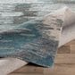Surya Montclair 4" x 6" Teal, Sage, Light Beige, Charcoal, Blue and Light Gray Area Rug, , large