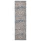 Nourison Quarry QUA11 2"2" x 7"6" Ivory and Blue Runner, , large
