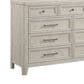 Hawthorne Furniture Carlson 3-Piece King Panel Bedroom Set in Washed Linen, , large