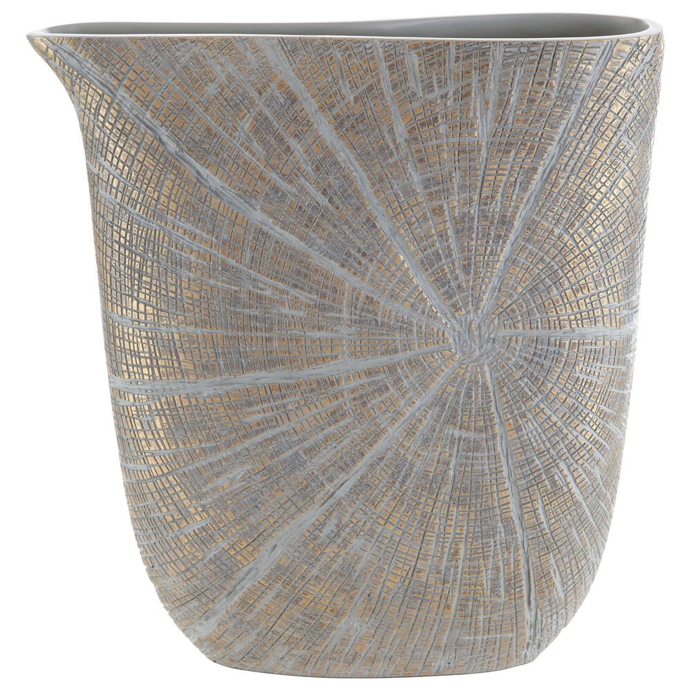 Ashley Ardenley 15" Vase in Antique Gold, , large