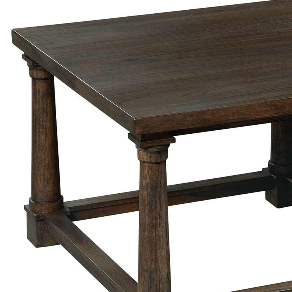 Hekman Linwood Large Rectangular Coffee Table in Brown, , large