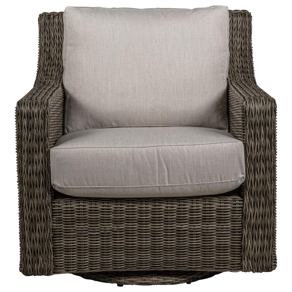 Venture Oasis Swivel Glider Lounge Chair in Ash, , large