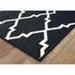 Oriental Weavers Marina 7763K 7"10" x 10"10" Black and Ivory Area Rug, , large