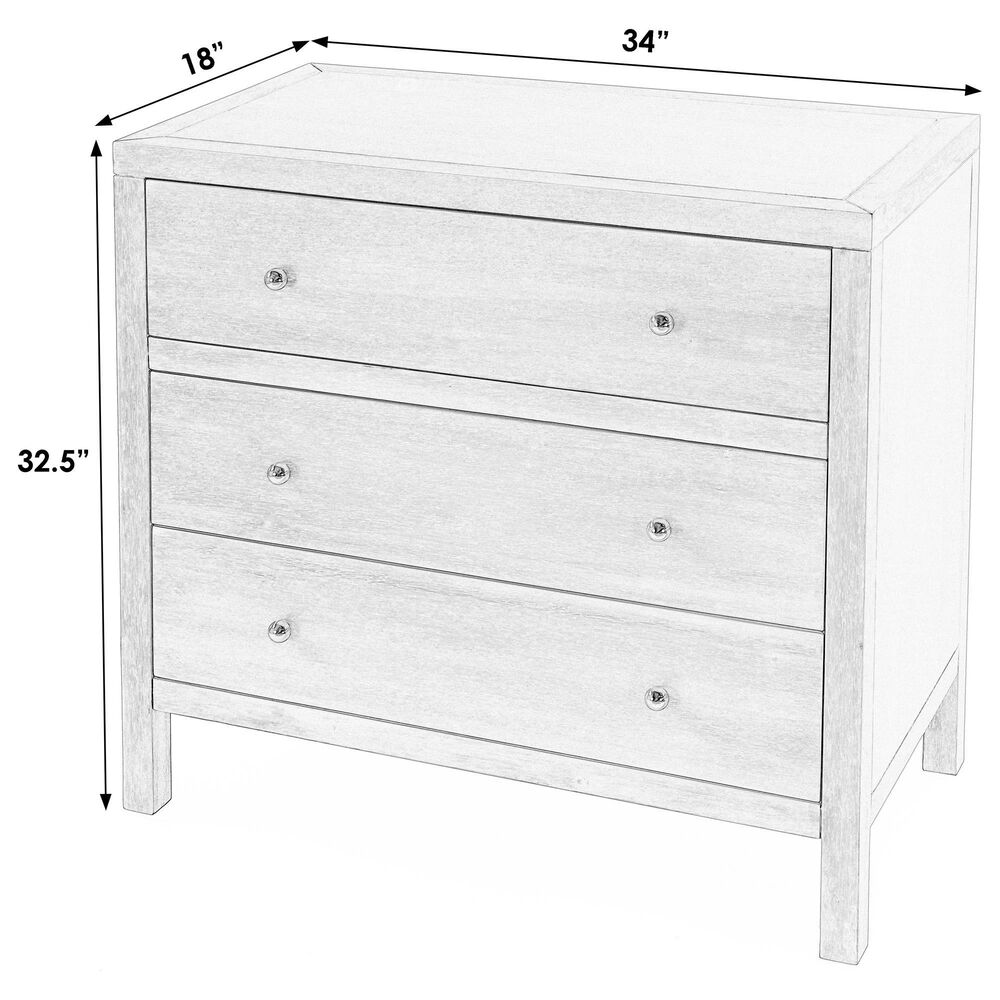 Butler Specialty Company Nora 3-Drawer Dresser in Sage Green, , large