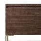 James Martin Vanities Mantova 31.5" Single Vanity Cabinet in Mid-Century Walnut and Champagne Brass, , large