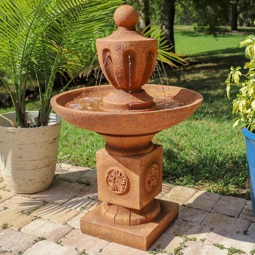 Kenroy Classic Urn Floor Fountain in Terracotta, , large