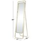 Maple and Jade Rectangular Floor Mirror in Gold, , large