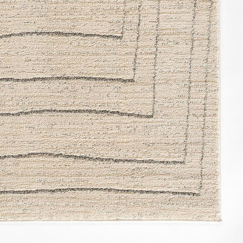 Momeni Wren WRE-1 5&#39;3&quot; x 7&#39;3&quot; Ivory Area Rug, , large
