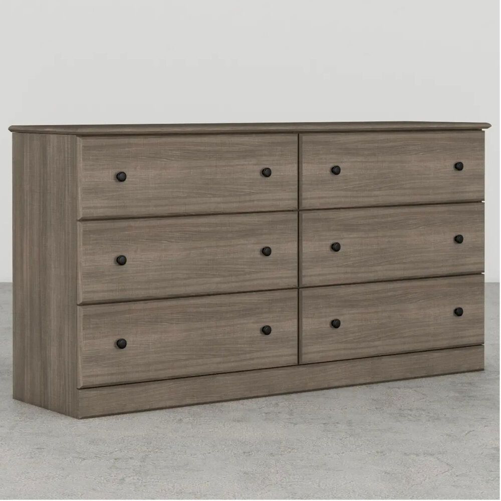 Lemoore Essential 59&quot; 6-Drawer Dresser in Park Elm, , large