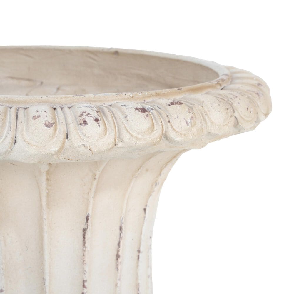 Hearth and Haven Outdoor Garden Urn Planter in Antique White, , large