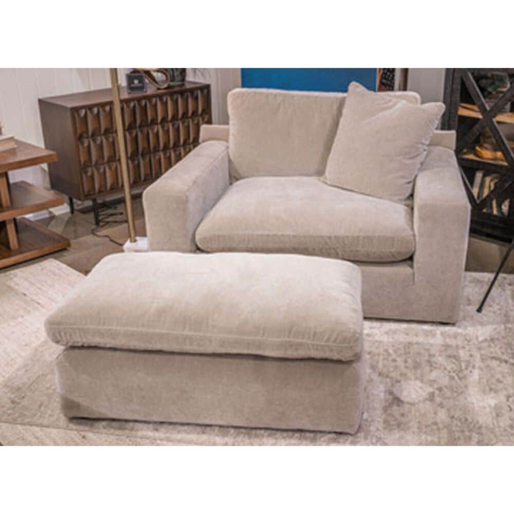 Ashley Maxton Heights Chair and A Half in Pebble, , large