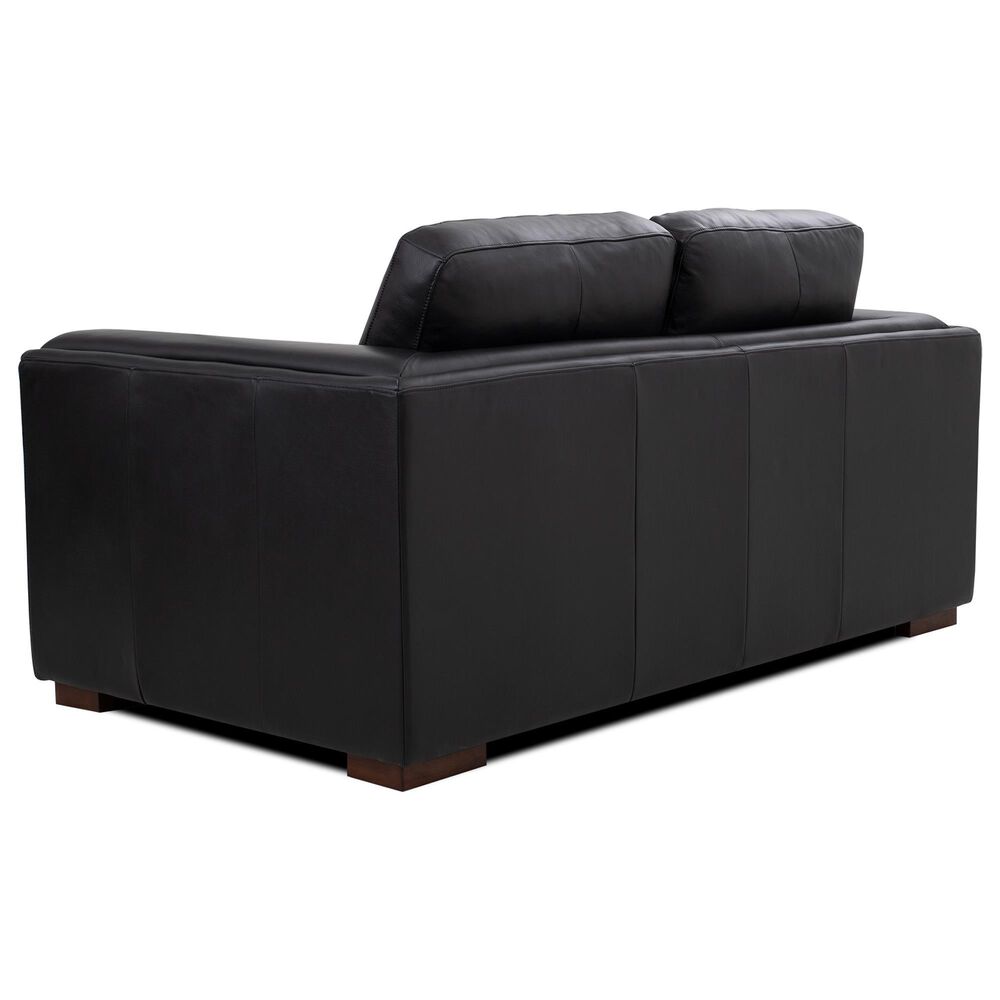Italiano Furniture Luca Stationary Loveseat in Black, , large