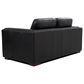Italiano Furniture Luca Stationary Loveseat in Black, , large