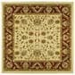 Safavieh Lyndhurst LNH215 8" Square Ivory and Red Area Rug, , large