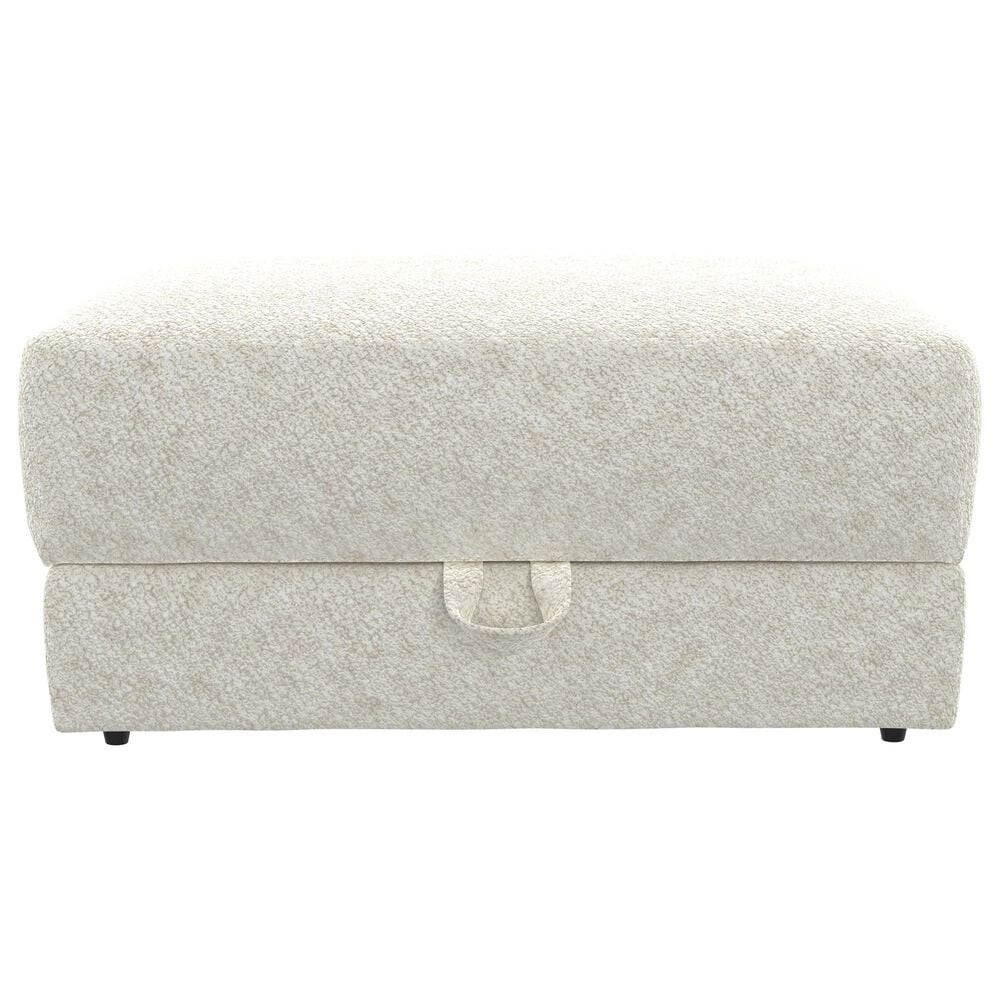 Hartsfield Jazzy Storage Ottoman in Bone, , large