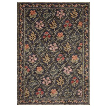 Rifle Paper Co. Fiore FIO-04 2"7" x 4" Charcoal Area Rug, , large