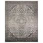 Feizy 3967F Sarrant Gray / Silver 12" x 15" Area Rug, , large