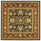 Safavieh Lyndhurst 10" Square Black and Red Area Rug, , large
