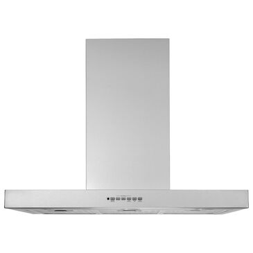 Cafe 36" Designer Wall Mount Hood with Dimmable LED Lighting in Stainless Steel, , large